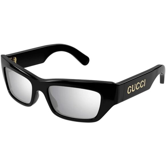 NEW GUCCI SUNGLASSES BLACK MEN EYEWEAR GUCCI GG1296S 002 - Picture 1 of 4
